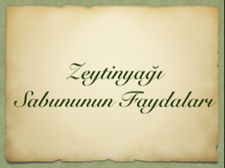 Zeytinyağı Sabununun Saçlarımıza Faydaları